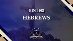 BINT408 HEBREWS