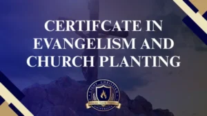 MODULE 7. Certificate in Evangelism and Church Planting