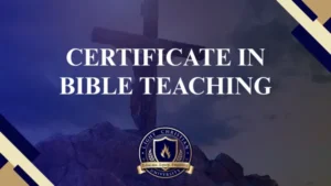 MODULE 1. Certificate in Bible Teaching