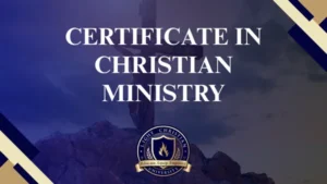 MODULE 4. Certificate in Christian Ministry