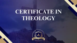 MODULE 5. Certificate in Theology